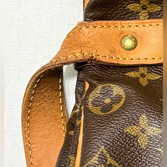 Louis Vuitton Monogram Saumur 35 Vintage Double Satchel Messenger Crossbody Bag - Picture 13 of 15